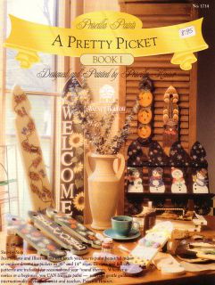 Pretty Picket Book 1 by Priscilla Hauser Decorative Folk Art Tole