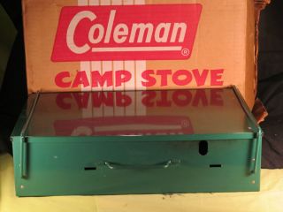 Coleman Stove Model 425B Original Box Paperwork Vintage 1960s