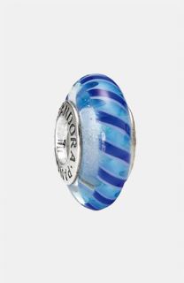PANDORA Blue Stripe Murano Glass Charm