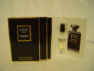 COCO NOIR Latest Fragrance by Chanel 4 Spray Samples in edp 
