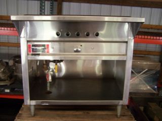 GAS Commercial Steam Table Hot Food Buffet w 6 round Openings Soup