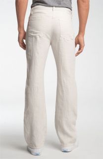 John Varvatos Star USA Straight Leg Linen Jeans