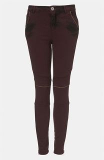 Topshop Funnel Skinny Biker Pants