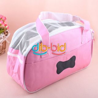 Pink Pet Comfort Carrier Dog Cat Tote Soft Travel Carry Bag Shoulder
