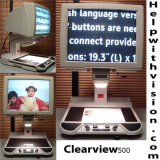 Optelec Clearview 517 Video Magnifier w 17 Screen