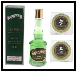 Col Ichabod Conk Lime Aftershave Cologne Lime Shave Soap