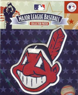 Cleveland Indians Chief Wahoo Logo Patch   100% Authentic MLB Official