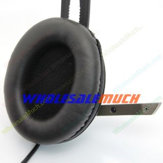 Computer Headset DJ Multimedia Headphone with Microphone for PC Laptop