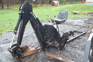 FARMTRAC BACKHOE ATTACHMENT FOR COMPACT TRACTOR SUBFRAME MOUNT CHEAP