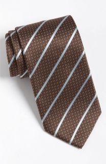Yves Saint Laurent Stripe Silk Woven Tie