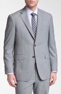 J.P. Tilford Samuelsohn Featherweight Light Grey Wool Suit