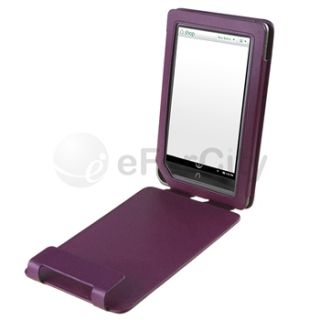 For B N Nook Color Flip Stand Portable Folio Leather Case Cover Pouch