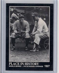 1992 Babe Ruth Collection 1927 NY Yankees Ruth Gehrig