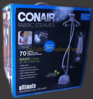 New Conair Ultimate Professional Upright 1600 Watt Fabric Steamer