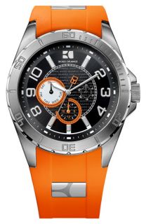 BOSS Orange Round Silicone Strap Watch