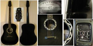  Composite Acoustic Vintage Performer Series Acoustic Electric Guitar
