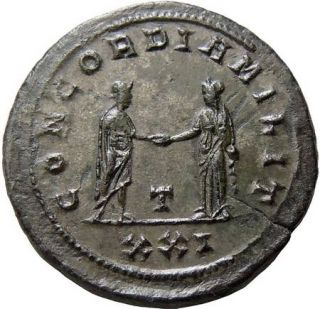 Probus AE Antoninianus Concordia Authentic Ancient Roman Coin RARE