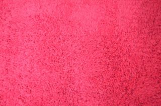 Hot Pink Shag Carpet Area Rug College Dorm Childs Room Decor New with