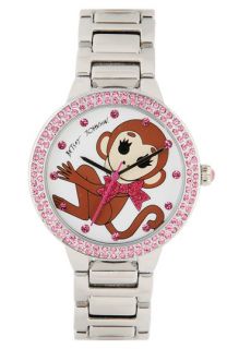 Betsey Johnson Bling Bling Time Monkey Dial Watch