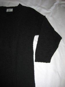 nwot college point woman s black sweater size large