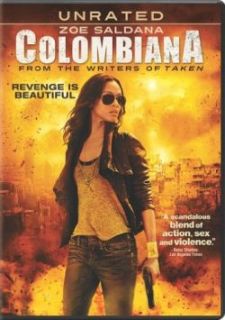 Colombiana DVD New Zoe Saldana Jordi Molla Columbiana