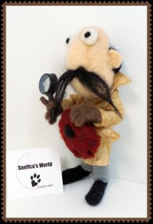 Sneffcas World Needle Felted Inspector Clouseau from The Pink