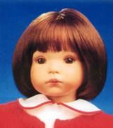 Size 12 13 Kemper Connie Light Brown Doll Wig Baby Reborn OOAK BJD