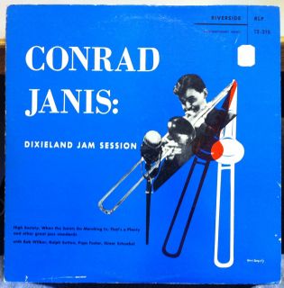 CONRAD JANIS dixieland jam session LP VG+ RLP 12 215 Riverside Rare