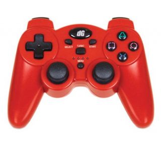 dreamGEAR Radium Controller with Rumble   Red  PS3   E244062