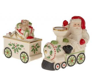 Lenox Limited 2009 Holiday Themed Salt and Pepper Shaker Set