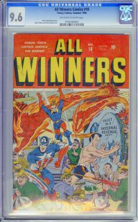 ALL WINNERS COMICS #18 (Timely Comics, Summer 1946) Alex Schomburg