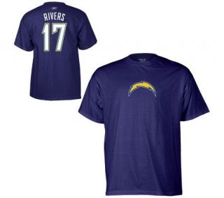 NFL San Diego Chargers/Philip Rivers Name & Number T Shirt —