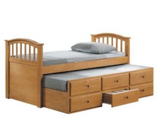 San Marino Maple Finish Twin Bed & Trundle by Acme Furniture   H356110