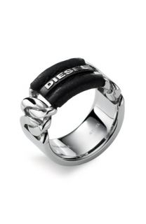 DIESEL® Leather Trim Ring