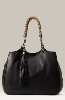 Tory Burch Channing Glazed Leather Bucket Bag