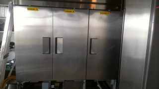 3 Door True Commercial Freezer 78 inch