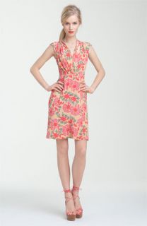 Tracy Reese Floral Print Silk Dress