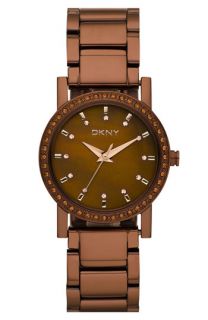 DKNY Stainless Steel Crystal Bracelet Watch