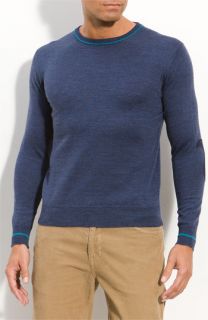 Etro Leather Elbow Patch Sweater