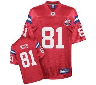 NFL Patriots AFL 50th Anniv. Randy Moss Authentic Jersey —
