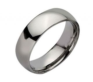 Steel by Design Stainless Steel 7mm Polished Ring —