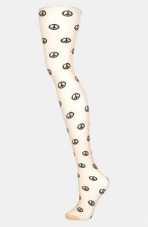 Topshop Peace Sign Tights