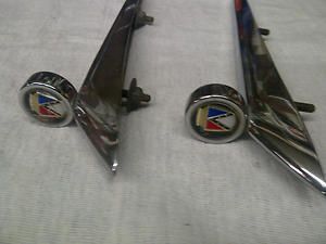 1962 1963 Ford Falcon Sprint Futura Fender Top Ornaments Nice Looking