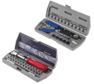 Spec Tool 15 Piece Squeeze Wrench Set w/ 34 Piece SkewDriver Kit