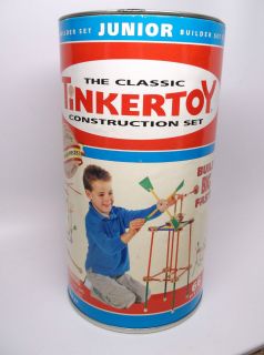 Tinkertoy Construction Set Builder Set Junior 66 Pieces 5 8 Rods 7 8
