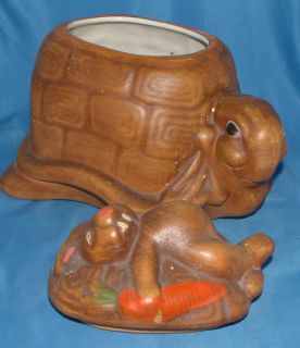  turtle and rabbit cookie jar superb condition lots more cookie jars