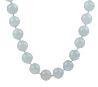 Artisan Crafted Sterling 18 Limited Edition MilkyAquamarine Bead 