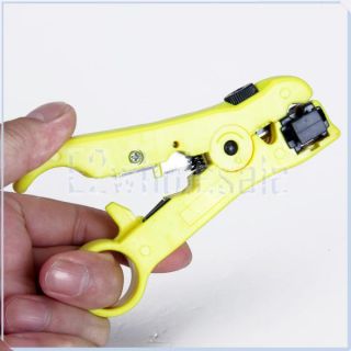 RG59 6 7 11 Coaxial Cable Stripper Crimper Tool Cat 5