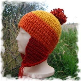 JAYNE COBB style Firefly Serenity Cunning Hat earflap red gold orange