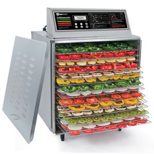 14 Stainless Steel Food Dehydrator Digital Commercial 14 Trays 3 4